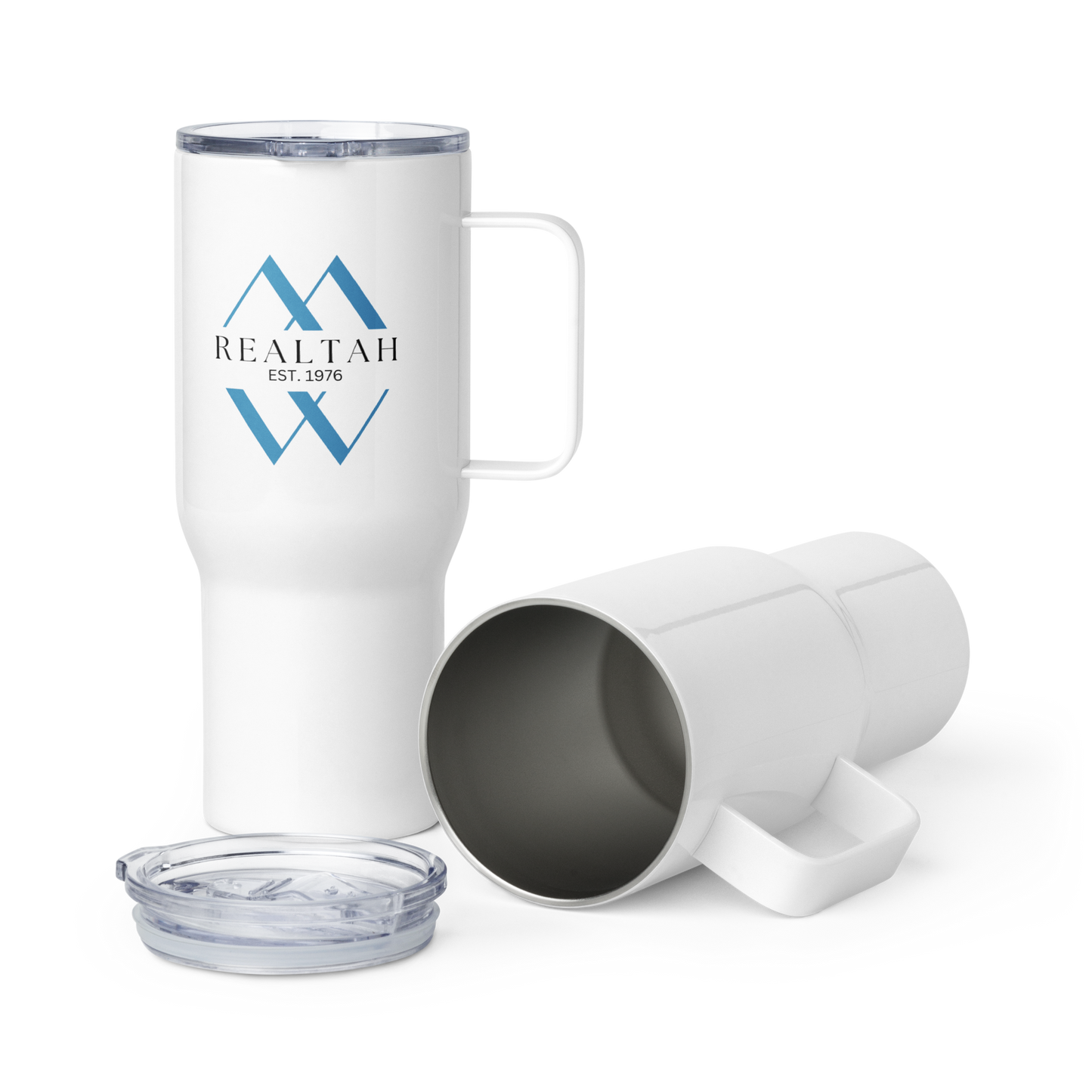 REALTAH Travel mug with a handle